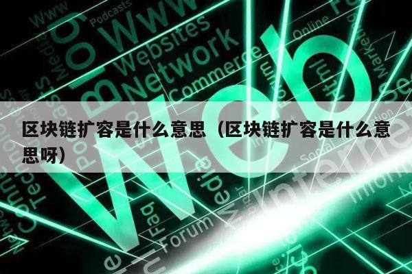 区块链是什么意思(大数据区块链是什么意思)